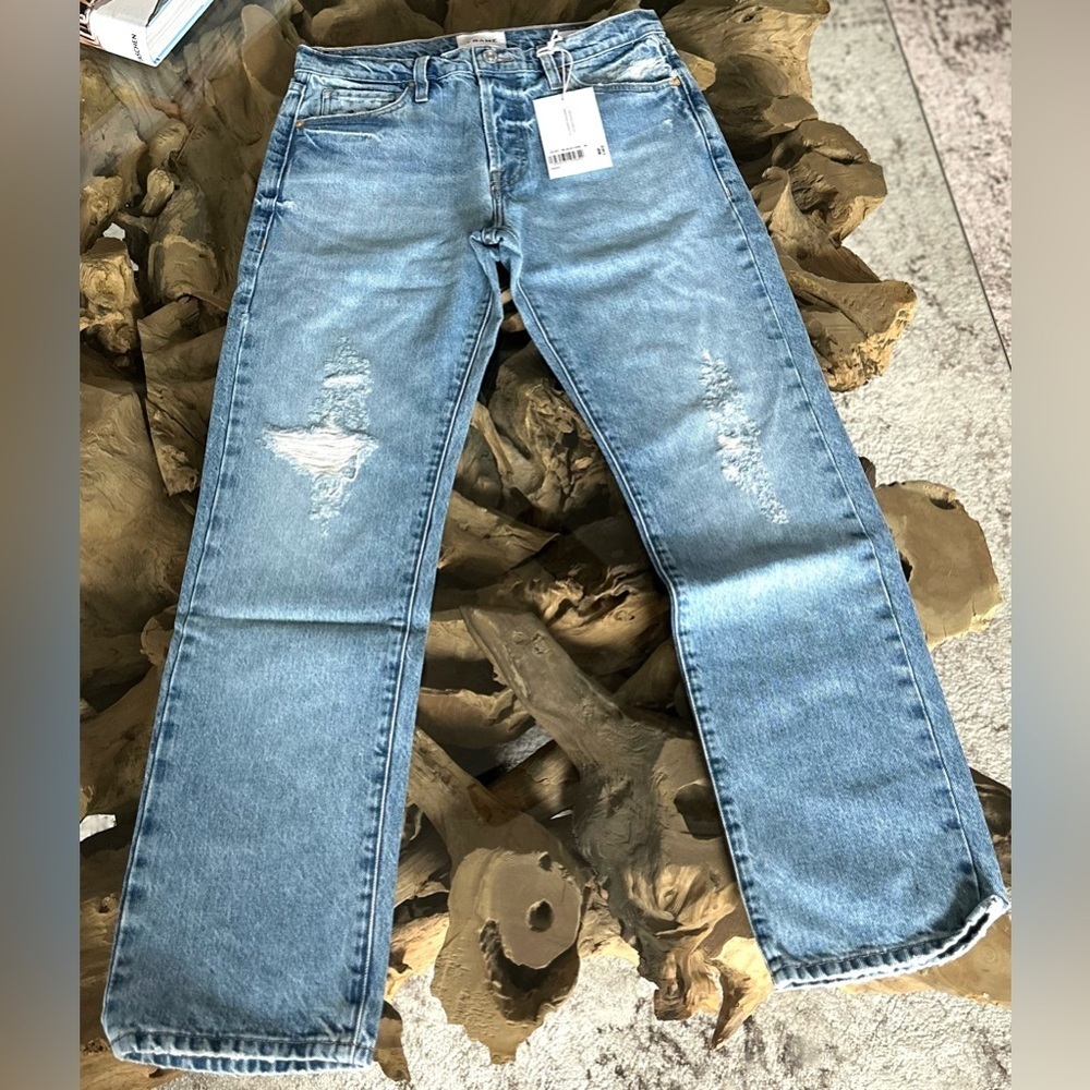 RARE FRAME NWT Le Slouch Biodegradable in Blue Jay Rips—26 - Picture 5 of 14